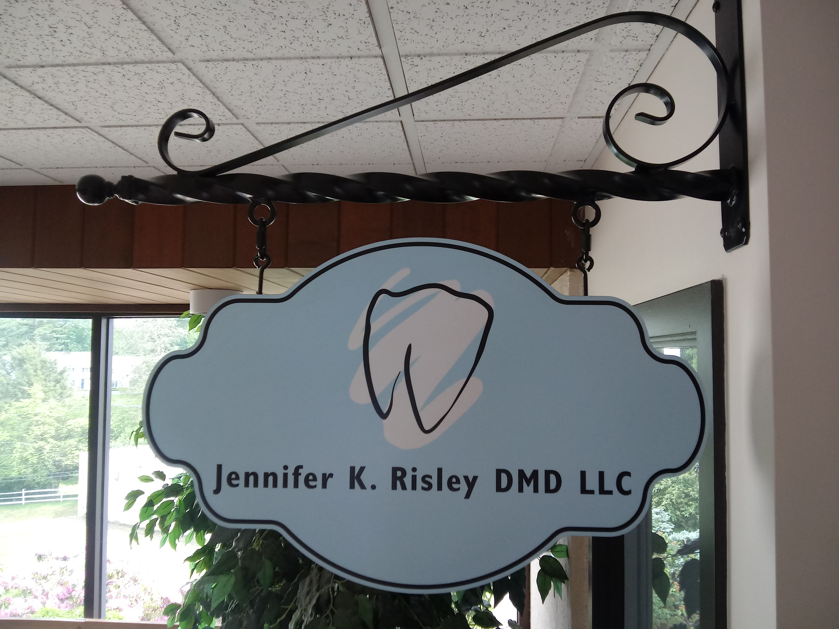 Dr. Jennifer K. Risley DMD LLC Sign